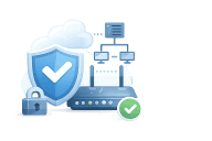 Prüfung von Netzwerk, Firewall und IT-Sicherheit in einem Unternehmen